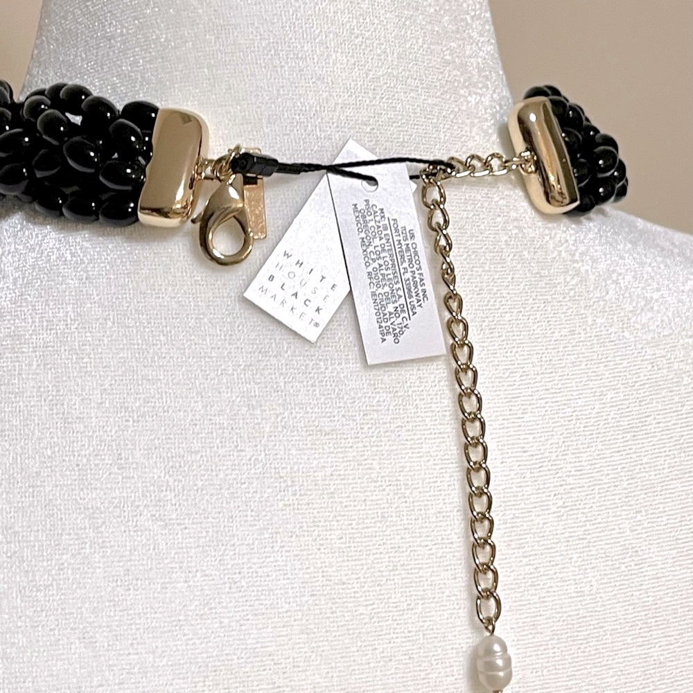 WHBM : Woven Fresh Water Pearl Necklace | NWT - Picture 6 of 7